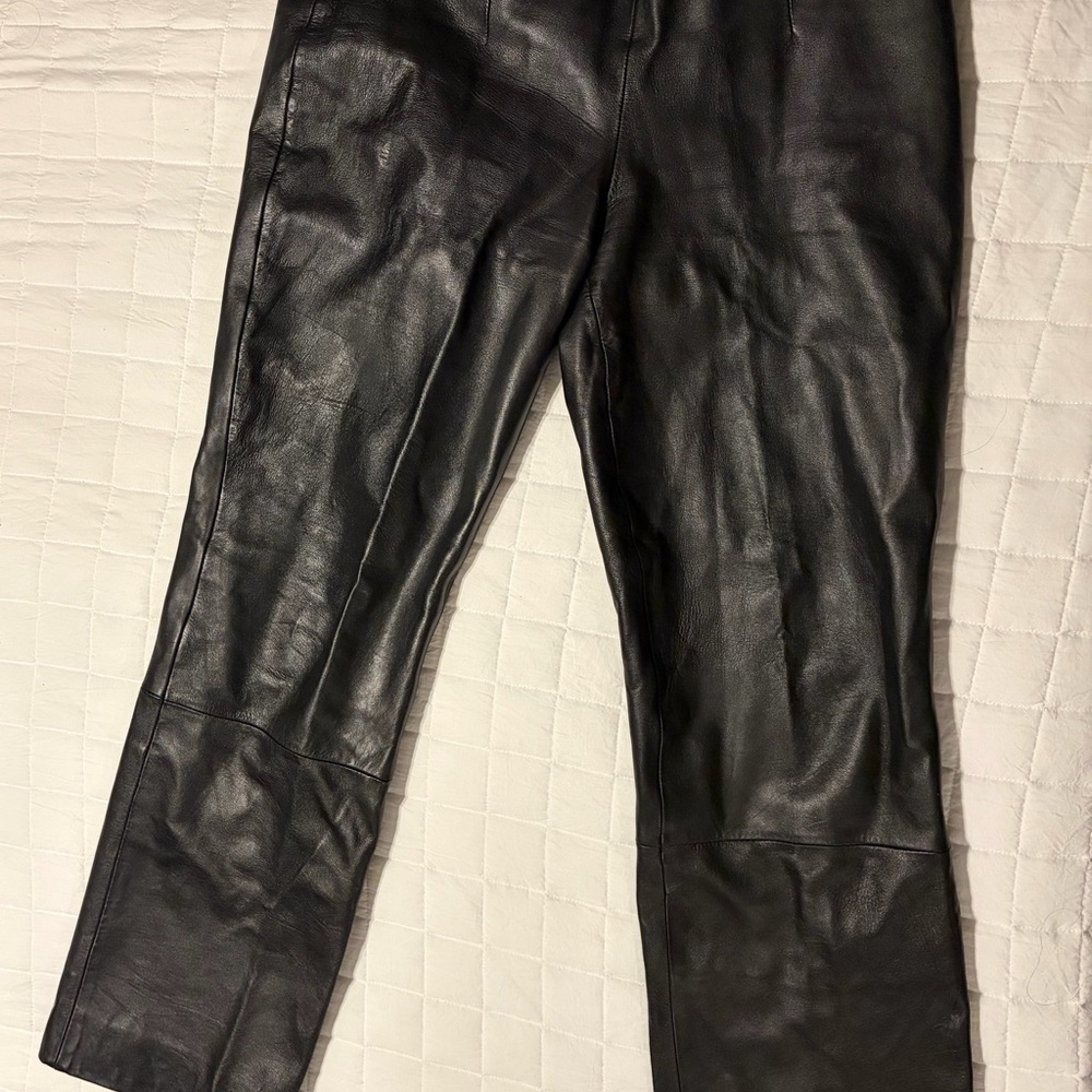 Women’s Pelle Studio Black Leather Pants